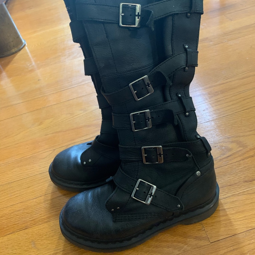 Doc Martin strappy boots